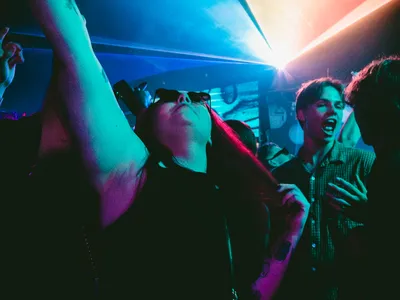 A professional photo of guests enjoying themselves at Cocktails Nightclub from our gallery.