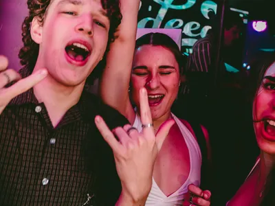 A professional photo of guests enjoying themselves at Cocktails Nightclub from our gallery.