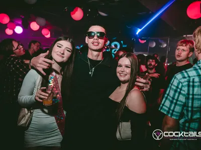 A professional photo of guests enjoying themselves at Cocktails Nightclub from our gallery.