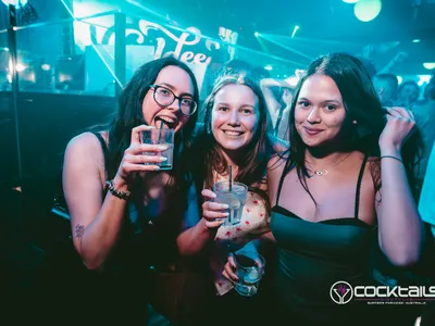 A professional photo of guests enjoying themselves at Cocktails Nightclub from our gallery.