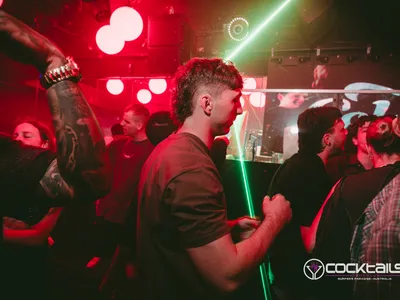 A professional photo of guests enjoying themselves at Cocktails Nightclub from our gallery.