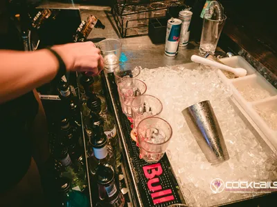 A professional photo of guests enjoying themselves at Cocktails Nightclub from our gallery.