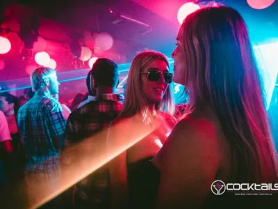 A professional photo of guests enjoying themselves at Cocktails Nightclub from our gallery.