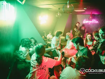 A professional photo of guests enjoying themselves at Cocktails Nightclub from our gallery.