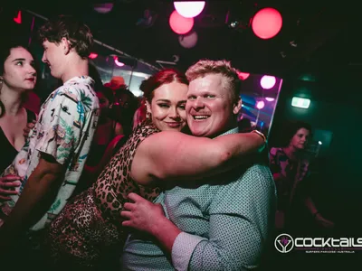 A professional photo of guests enjoying themselves at Cocktails Nightclub from our gallery.