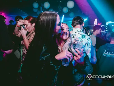 A professional photo of guests enjoying themselves at Cocktails Nightclub from our gallery.