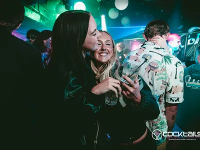 A professional photo of guests enjoying themselves at Cocktails Nightclub from our gallery.