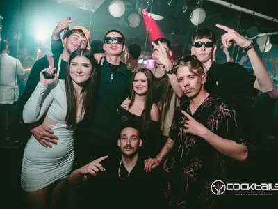 A professional photo of guests enjoying themselves at Cocktails Nightclub from our gallery.