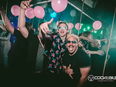 A professional photo of guests enjoying themselves at Cocktails Nightclub from our gallery.