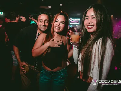 A professional photo of guests enjoying themselves at Cocktails Nightclub from our gallery.