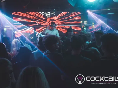 A professional photo of guests enjoying themselves at Cocktails Nightclub from our gallery.