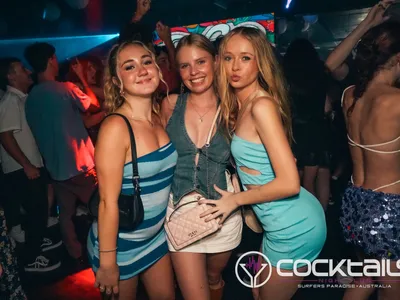 A professional photo of guests enjoying themselves at Cocktails Nightclub from our gallery.