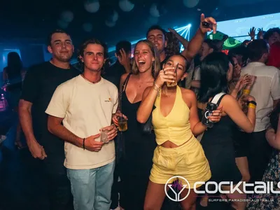 A professional photo of guests enjoying themselves at Cocktails Nightclub from our gallery.