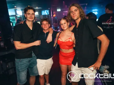 A professional photo of guests enjoying themselves at Cocktails Nightclub from our gallery.