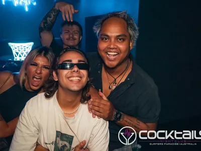 A professional photo of guests enjoying themselves at Cocktails Nightclub from our gallery.