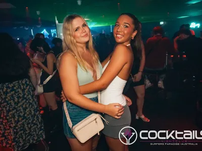 A professional photo of guests enjoying themselves at Cocktails Nightclub from our gallery.