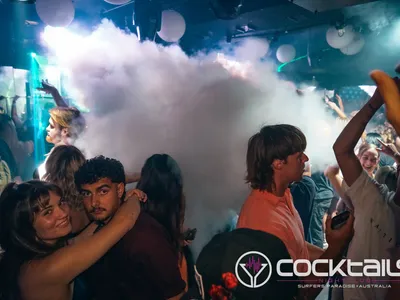 A professional photo of guests enjoying themselves at Cocktails Nightclub from our gallery.