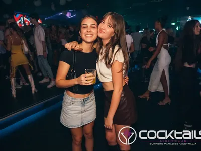 A professional photo of guests enjoying themselves at Cocktails Nightclub from our gallery.