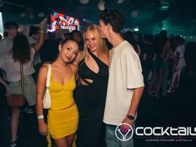 A professional photo of guests enjoying themselves at Cocktails Nightclub from our gallery.