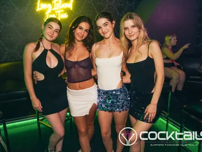 A professional photo of guests enjoying themselves at Cocktails Nightclub from our gallery.