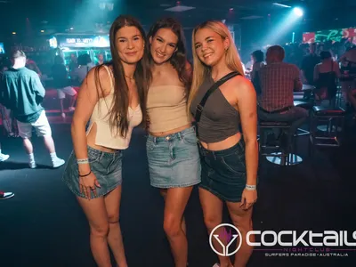 A professional photo of guests enjoying themselves at Cocktails Nightclub from our gallery.