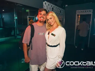 A professional photo of guests enjoying themselves at Cocktails Nightclub from our gallery.