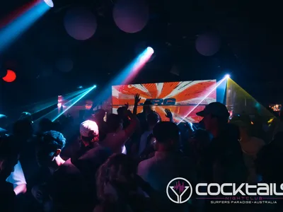 A professional photo of guests enjoying themselves at Cocktails Nightclub from our gallery.