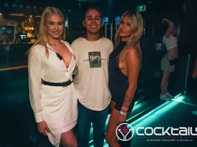 A professional photo of guests enjoying themselves at Cocktails Nightclub from our gallery.