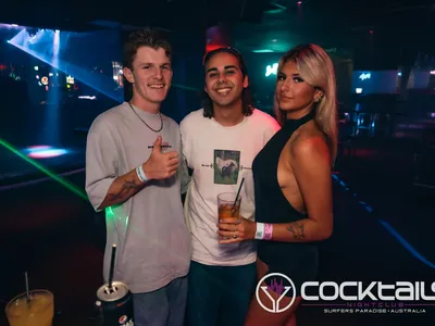 A professional photo of guests enjoying themselves at Cocktails Nightclub from our gallery.