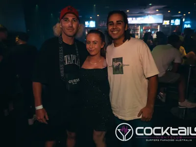 A professional photo of guests enjoying themselves at Cocktails Nightclub from our gallery.