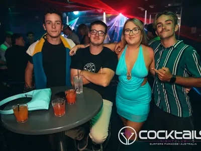 A professional photo of guests enjoying themselves at Cocktails Nightclub from our gallery.