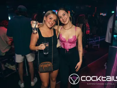 A professional photo of guests enjoying themselves at Cocktails Nightclub from our gallery.