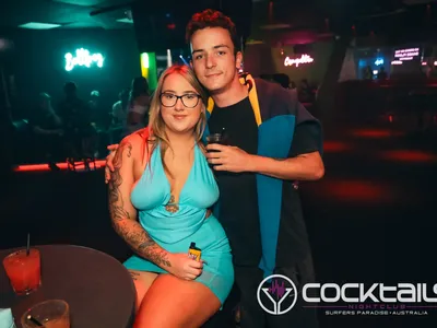 A professional photo of guests enjoying themselves at Cocktails Nightclub from our gallery.