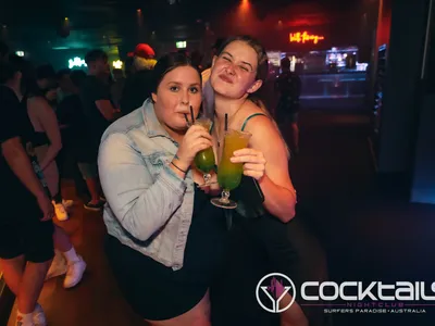 A professional photo of guests enjoying themselves at Cocktails Nightclub from our gallery.