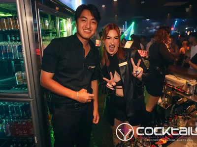 A professional photo of guests enjoying themselves at Cocktails Nightclub from our gallery.