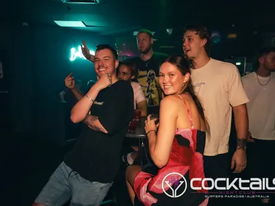 A professional photo of guests enjoying themselves at Cocktails Nightclub from our gallery.