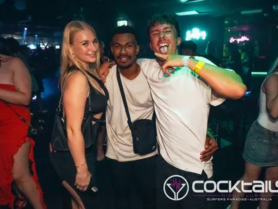 A professional photo of guests enjoying themselves at Cocktails Nightclub from our gallery.