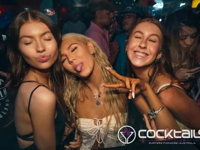 A professional photo of guests enjoying themselves at Cocktails Nightclub from our gallery.