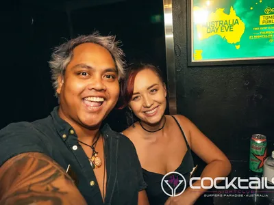 A professional photo of guests enjoying themselves at Cocktails Nightclub from our gallery.