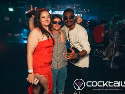 A professional photo of guests enjoying themselves at Cocktails Nightclub from our gallery.