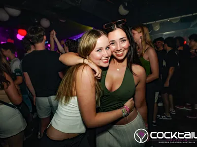 A professional photo of guests enjoying themselves at Cocktails Nightclub from our gallery.