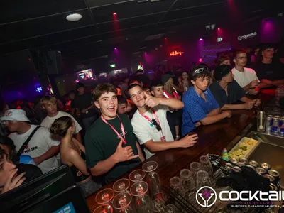 A professional photo of guests enjoying themselves at Cocktails Nightclub from our gallery.