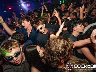 A professional photo of guests enjoying themselves at Cocktails Nightclub from our gallery.