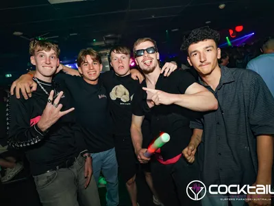 A professional photo of guests enjoying themselves at Cocktails Nightclub from our gallery.