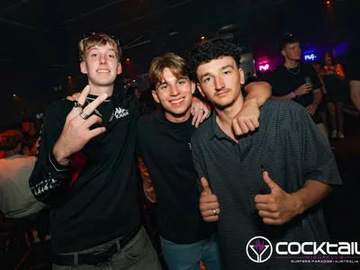 A professional photo of guests enjoying themselves at Cocktails Nightclub from our gallery.