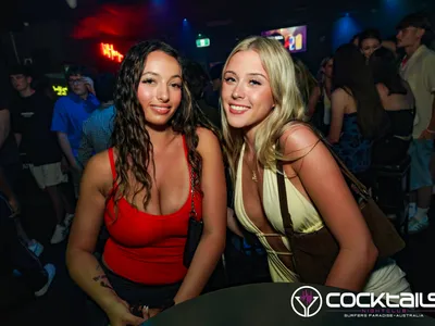 A professional photo of guests enjoying themselves at Cocktails Nightclub from our gallery.