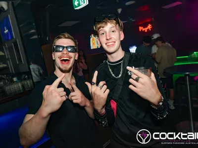 A professional photo of guests enjoying themselves at Cocktails Nightclub from our gallery.