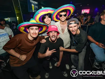 A professional photo of guests enjoying themselves at Cocktails Nightclub from our gallery.