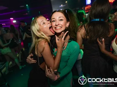 A professional photo of guests enjoying themselves at Cocktails Nightclub from our gallery.