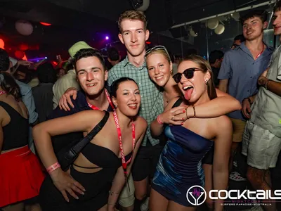 A professional photo of guests enjoying themselves at Cocktails Nightclub from our gallery.